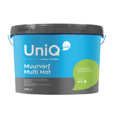 UniQ Muurverf Multi Mat 10L